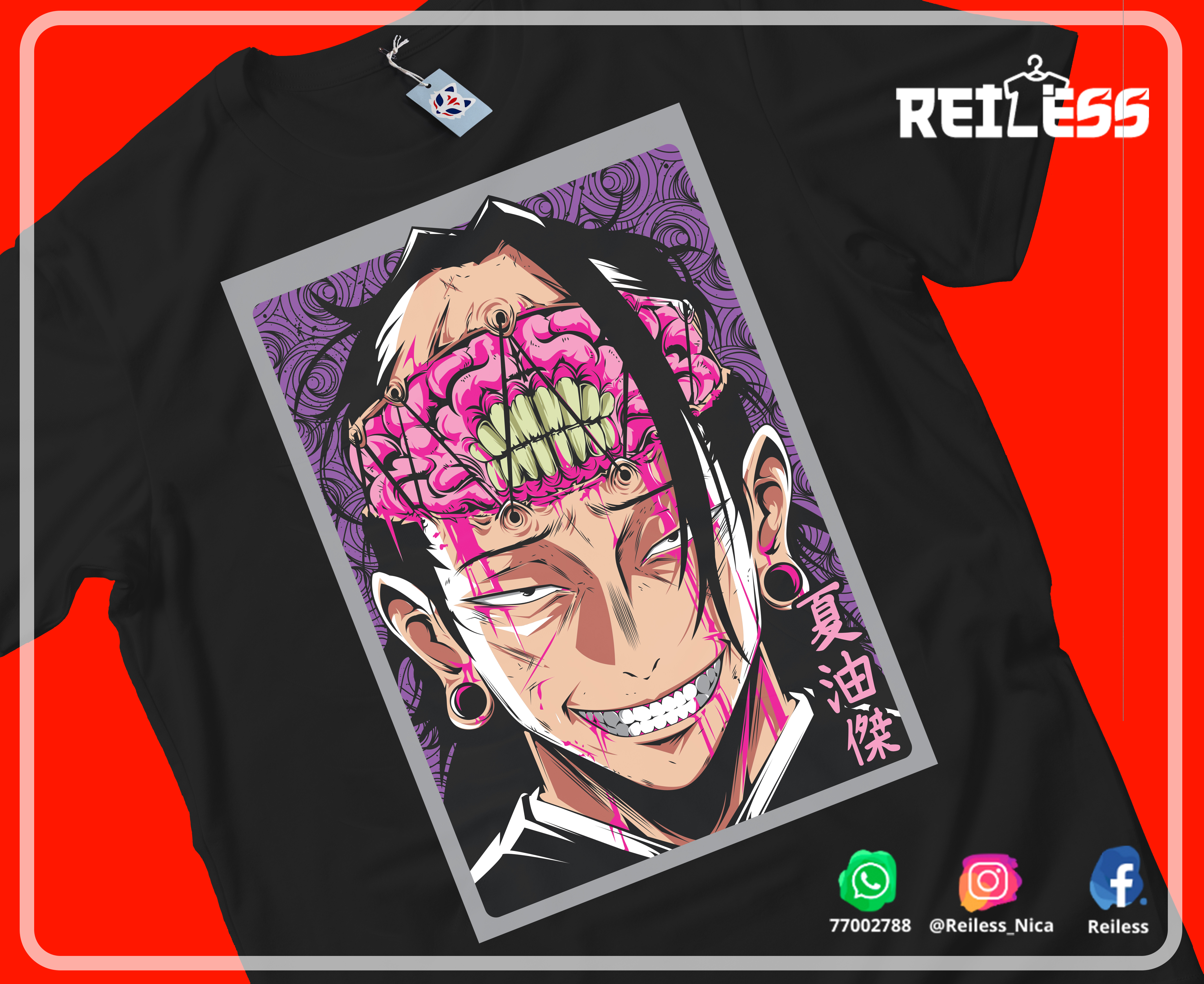 Camiseta Geto Suguru